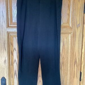 LL Bean Black fleece lined pants....elastic waistband
